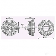 Вискомуфта PRASCO dfc080 4045385231096 1424457689 Q6 ABI - Изображение 1