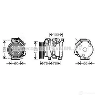 Компрессор кондиционера PRASCO 86K Q5 tok451 4045385092338 Toyota RAV4