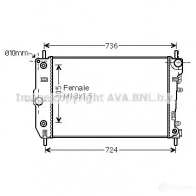 Компрессор кондиционера PRASCO tok775 VX8G 3HC 1437691266 - Изображение 2