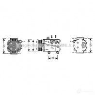 Компрессор кондиционера PRASCO fdk340 R 8C6E 4045385036219 2584565