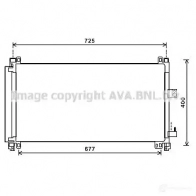 Радиатор кондиционера PRASCO CI 523C004 Citroen C6 0GZMNO8 cn5273d