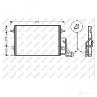 Радиатор кондиционера PRASCO Volkswagen Passat (B5) 3 Седан 2.5 TDI 163 л.с. 2003 – 2005 SK418C001 PA95 SOF