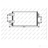 Радиатор кондиционера PRASCO Renault Master (ED) 2 Кабина с шасси 2.5 dCi 146 л.с. 2006 – 2025 OP954C002 NN YO5