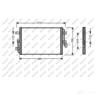Радиатор кондиционера PRASCO 6JNOPC K ft113c004 1437691306