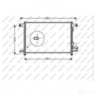 Радиатор кондиционера PRASCO 1437691453 ZPLS K8N DW326C002