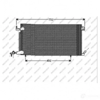 Радиатор кондиционера PRASCO 8033533217517 Peugeot 306 1 (7A, 7C, N3, N5) Хэтчбек 1.9 D 75 л.с. 1998 – 2001 CI420C001 Z JBKS