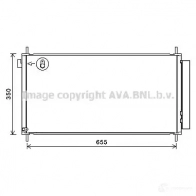 Радиатор кондиционера PRASCO Toyota Auris GV J3N 4045385215157 to5718d