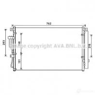 Радиатор кондиционера PRASCO ECIP8 9 4045385210183 hy5345d Hyundai ix55 (EN) 1 Кроссовер 3.0 V6 CRDi 4WD 239 л.с. 2008 – 2011