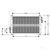 Радиатор кондиционера PRASCO cr5015 4045385009152 2579267 4T EMR