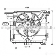 Радиатор кондиционера PRASCO ND1 AFI4 Kia CeeD (ED) 1 2006 – 2012 HN040C002