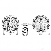 Радиатор кондиционера PRASCO P2LW8 SY vw5328d 4045385209392 2611023