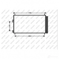 Радиатор кондиционера PRASCO 1437693994 TY287C001 93H2 CT