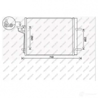 Радиатор кондиционера PRASCO FD804C001 E LAS3 Ford Kuga 2 (CBS, C512, DM2) Кроссовер 1.6 EcoBoost 150 л.с. 2013 – наст. время