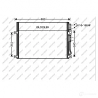 Радиатор кондиционера PRASCO Jeep Grand Cherokee (WH, WK) 3 Внедорожник 4.7 V8 4x4 303 л.с. 2007 – 2010 JE020C001 2WCIV 5