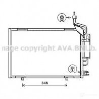 Радиатор кондиционера PRASCO fd5597d 4045385210879 62QJM3 H Ford Fiesta 6 (CB1, CCN) Хэтчбек 1.0 65 л.с. 2013 – 2024