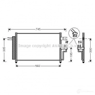 Радиатор кондиционера PRASCO 4045385209422 hya5082d 5PTM9 ZS Hyundai Accent (LC) 2 Хэтчбек 1.5 90 л.с. 2000 – 2005