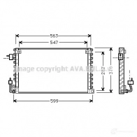 Радиатор кондиционера PRASCO pe5180 4045385015122 0RL WRRQ Peugeot 106