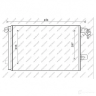 Радиатор кондиционера PRASCO VG919C002 Volkswagen Transporter (T5) 5 Автобус 2.0 TSI 150 л.с. 2012 – 2015 CRO DK