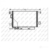 Радиатор кондиционера PRASCO 1437731931 LOP9S WM ME026C004