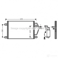 Радиатор кондиционера PRASCO Renault Espace KCTW Q rt5211 4045385015627