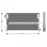 Радиатор кондиционера PRASCO 4045385017409 Mitsubishi Lancer 10 (CZ4A) Седан 1.6 MIVEC 117 л.с. 2010 – 2024 vl5019 H N7XT