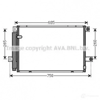 Радиатор кондиционера PRASCO J489Y 3 4045385207893 toa5559d Toyota Avensis (T250) 2 Универсал 2.2 D CAT (ADT251) 177 л.с. 2005 – 2008