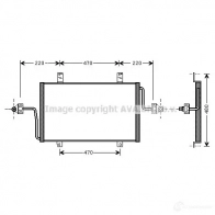 Радиатор кондиционера PRASCO 4045385102396 113 AU rta5279 Opel Movano (A) 1 1998 – 2010