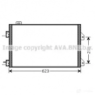 Радиатор кондиционера PRASCO 1CD4YA rta5347 Renault Clio (BB, CB) 2 Хэтчбек 1.5 dCi (B/C2J) 68 л.с. 2004 – 2024 RN322C0 03