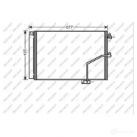 Радиатор кондиционера PRASCO ME029C001 1437690243 QR PBY8K - Изображение 3