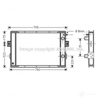 Радиатор кондиционера PRASCO 4045385168217 Toyota Carina to5586 P5 JYS4