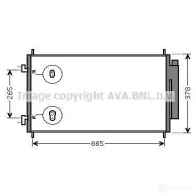 Радиатор кондиционера PRASCO HD 828C001 hd5214d Z835E Honda CR-V 3 (RE) Кроссовер 2.0 i VTEC (RE5) 150 л.с. 2007 – 2012