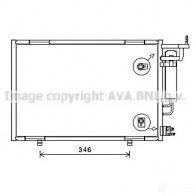 Радиатор кондиционера PRASCO fd5583d FD602C 007 2583702 146B4