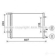 Радиатор кондиционера PRASCO CG3GZ9P HN200C0 01 Hyundai i20 (PB, PBT) 1 Хэтчбек 1.4 101 л.с. 2008 – 2015 hya5244d