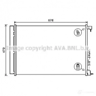 Радиатор кондиционера PRASCO je5048 4045385165247 UL 5QLTY Jeep Wrangler (TJ) 2 Внедорожник 4.0 Rubicon 174 л.с. 2003 – 2007