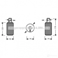 Осушитель кондиционера PRASCO 4045385048137 2596374 msd050 AO HR9