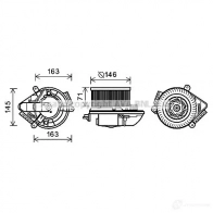 Моторчик печки, вентилятора PRASCO 4045385195879 pe8504 Peugeot 405 2 (4B) Седан 1.9 TD 94 л.с. 1992 – 1997 QA 358T