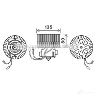 Моторчик печки, вентилятора PRASCO 4045385194858 Opel Corsa (B) 2 Хэтчбек 1.5 TD (F08) 67 л.с. 1993 – 2000 B4INX MF ol8631