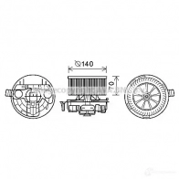 Моторчик печки, вентилятора PRASCO 4045385192236 3 GXYW Renault Megane (BM, CM) 2 Хэтчбек 1.5 dCi (BM0F. BM0T. BM2B. CM0F. CM0T) 82 л.с. 2002 – 2008 rt8570