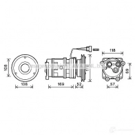 Моторчик печки, вентилятора PRASCO 4045385108756 cn7511 FRDQ 0 2578978