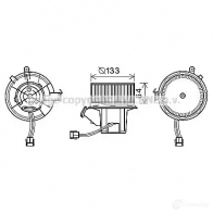 Моторчик печки, вентилятора PRASCO Mercedes E-Class (A207) 4 Кабриолет 3.0 E 350 CDI 265 л.с. 2011 – 2024 4045385196555 C31HJ W ms8630