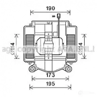 Моторчик печки, вентилятора PRASCO F6T X18 4045385204854 ms8669 Mercedes S-Class