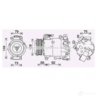 Моторчик печки, вентилятора PRASCO 1437708261 KMZ1D 3 rt8655 - Изображение 3