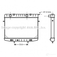 Радиатор охлаждения двигателя PRASCO 4045385032624 ol2188 Opel Frontera Q D1N0