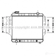 Радиатор охлаждения двигателя PRASCO M GLE4 4045385024520 Jeep Wrangler (TJ) 2 1997 – 2006 je2023