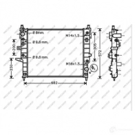 Радиатор охлаждения двигателя PRASCO ME820R001 U YRBI9 1437734897