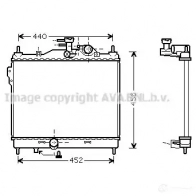 Радиатор охлаждения двигателя PRASCO HN3 30R005 1399FUM hy2103 Hyundai Getz (TB) 1 Хэтчбек 1.5 CRDi 82 л.с. 2003 – 2005