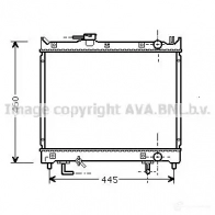 Радиатор охлаждения двигателя PRASCO DB K1MZ 4045385057115 sz2071 Suzuki Vitara (FT, GT, ET) 2 Кроссовер 1.6 i 16V AWD (ET. TA02. SE416) 97 л.с. 1990 – 1998