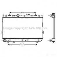 Радиатор охлаждения двигателя PRASCO S9 KU1 hy2185 4045385084968 Hyundai Elantra