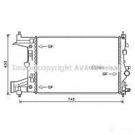 Радиатор охлаждения двигателя PRASCO 4045385027897 7NR U4NX Mercedes E-Class (W210) 2 Седан 3.2 E 320 (255) 220 л.с. 1995 – 1997 ms2190