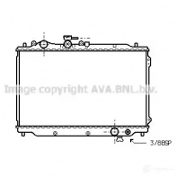 Радиатор охлаждения двигателя PRASCO mz2050 2597220 W0YVY 7M 4045385030248
